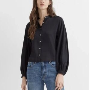Club Monaco Black Peechie Top Small